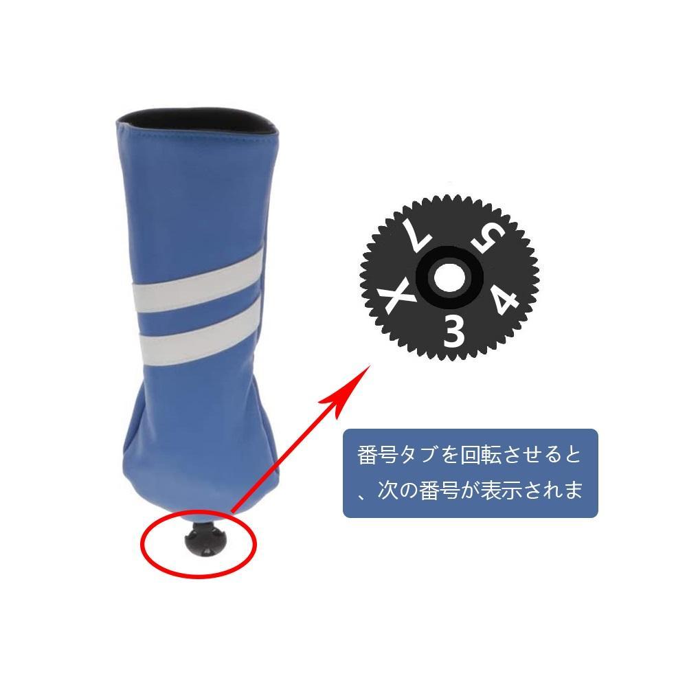 Golf Headcover NO. 13 5 Driver Wood Head Cover. with No. Tag.