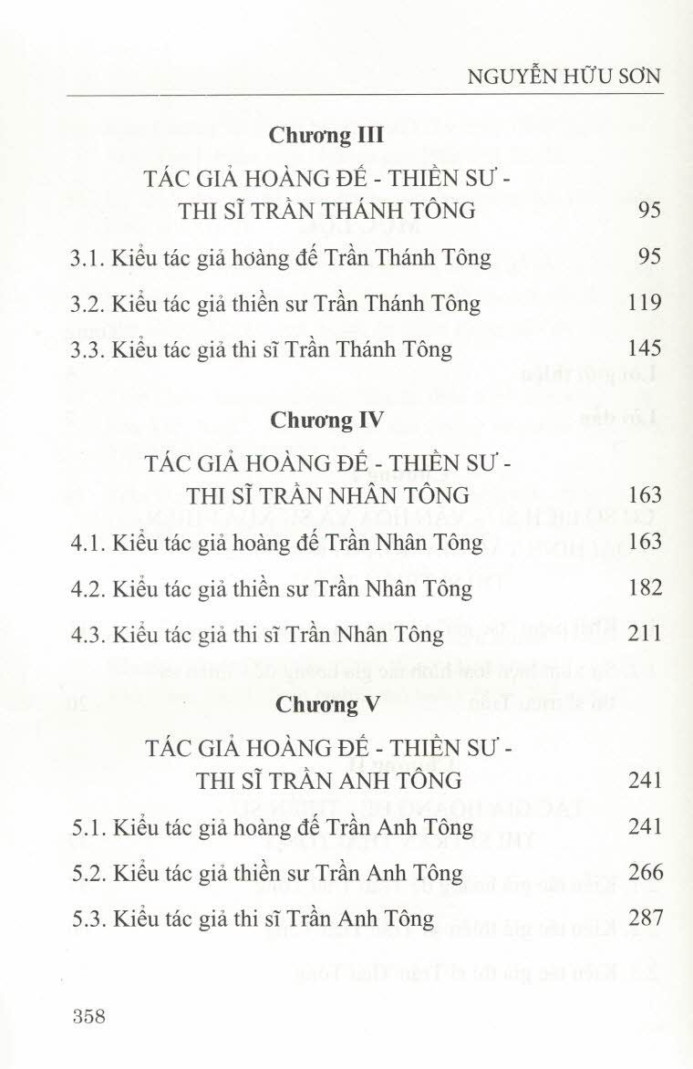 Loại Hình Tác Giả Hoàng Đế - Thiền Sư - Thi Sĩ Triều Trần (Sách chuyên khảo)