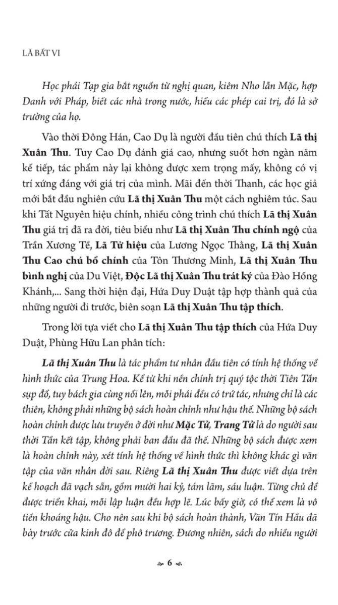 Lã Thị Xuân Thu (Bản Dịch Trọn Bộ) _KV