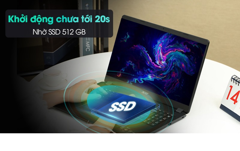 Laptop Acer Aspire A315-56-58EG Black/ Intel i5 1035G1 / RAM 4GB/ 256GB SSD/ 15.6inch FHD/ Win 11- Hàng chính hãng