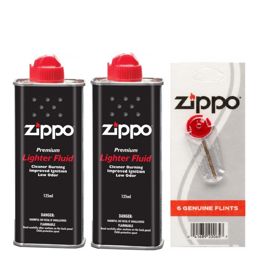 Bộ 2 Xăng 1 Đá Zippo