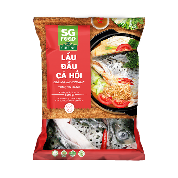 Lẩu Đầu Cá Hồi SG Food Gói 500g
