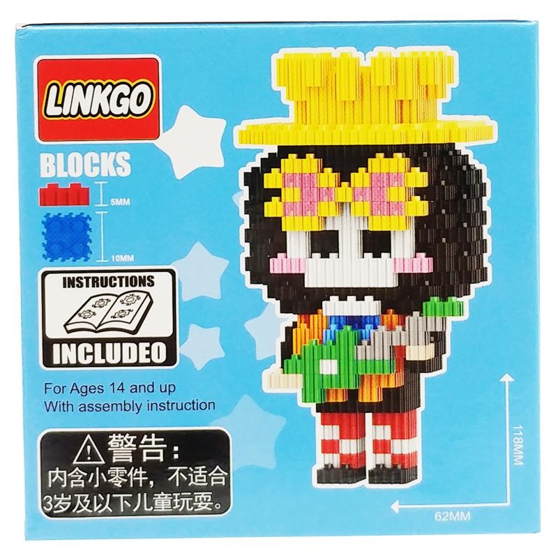 Đồ Chơi Lắp Ráp Mô Hình Nhân Vật One Piece - LinkGo 68136 - Brook