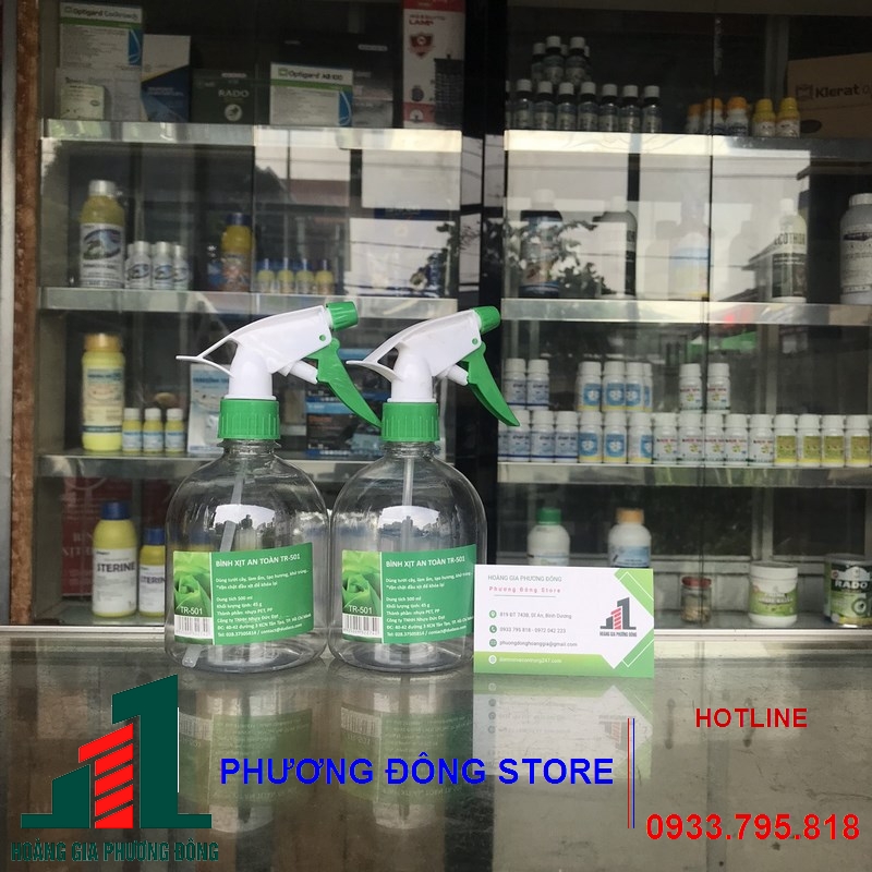 Bình xịt tay an toàn Dudaco TR-501- 500ml