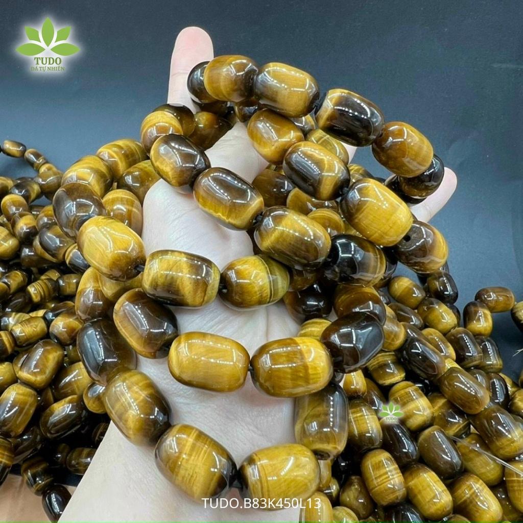 Vòng Tay Nữ Đẹp - Vòng Phong Thủy Mệnh Thổ Kim TUDO VCBMHNV AG925 B83K450L13 Charm Bánh Xe Pháp Luân - Trí Tuệ