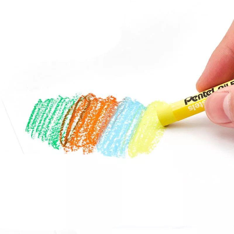 Sáp Màu Dầu Pentel Oil Pastel 25 màu PHN-25 | Màu Sắc Tươi Sáng | An Toàn Không Độc Hại