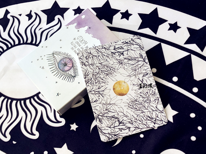 Combo Bộ Bài Tarot Bói Toán Universe Mysterious Oracle Cards Tarot-Universe has your back Cao Cấp và Túi Nhung Đựng Tarot