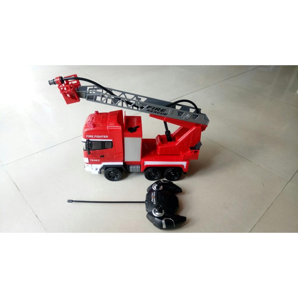 Mô hình xe cứu hỏa Syrcar phun nước 666-191NA