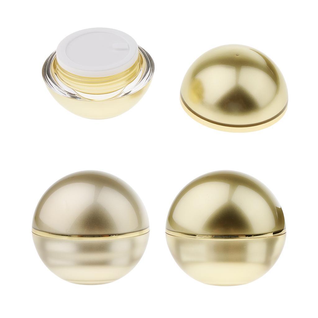 2x Fashion Makeup Cosmetic Bottle Face Cream Lip Balm Storage Container Jar