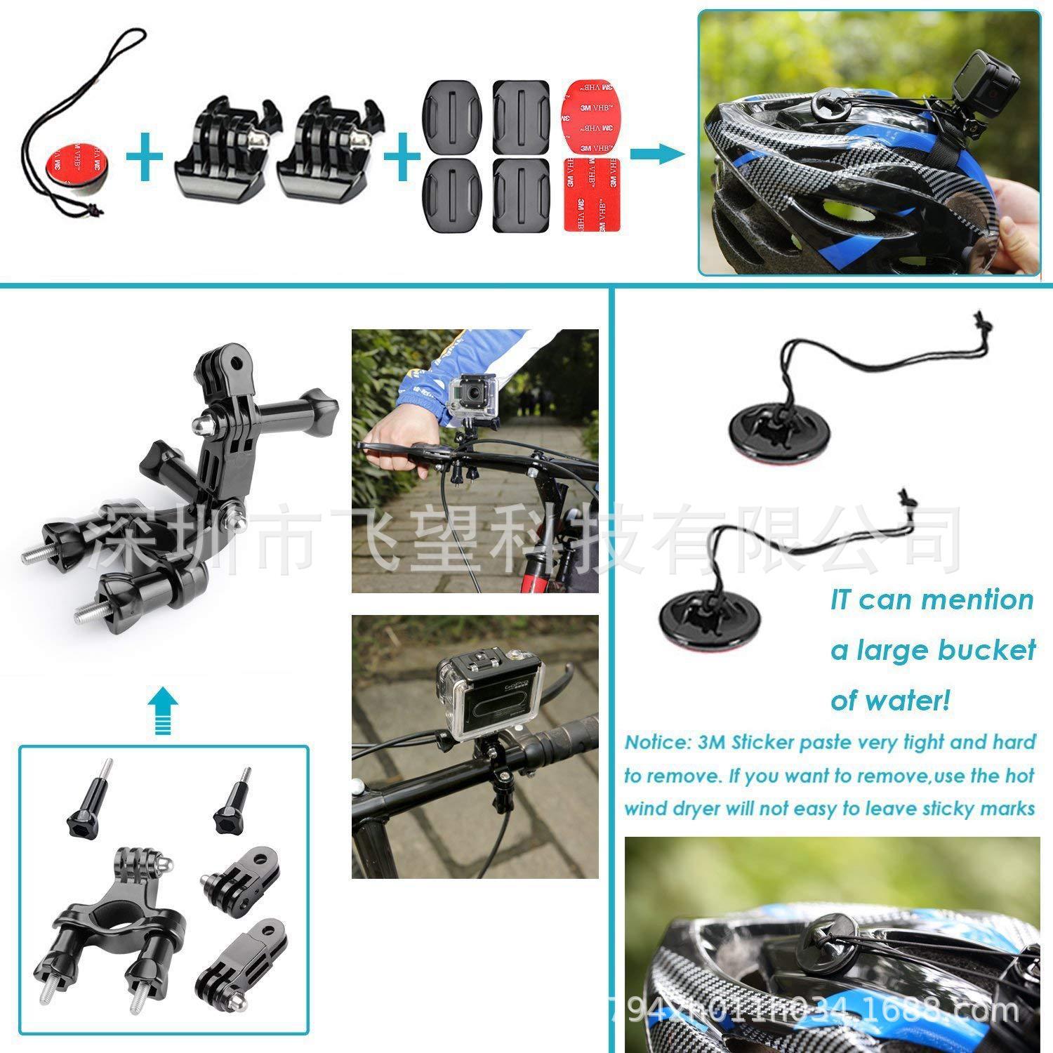 Giá tốt nhất Gopro Hero 11 10 9 8 Bộ phụ kiện máy ảnh hành động 50 trong 1 Small Ant Mountain Dog DJI Osmo