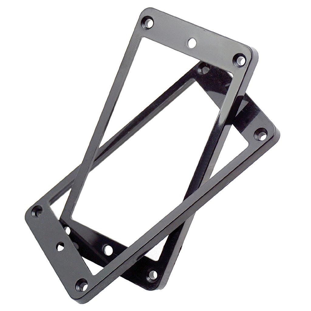 2pcs White Humbucker Pickup Mounting Rings for Neck&Bridge Pickups