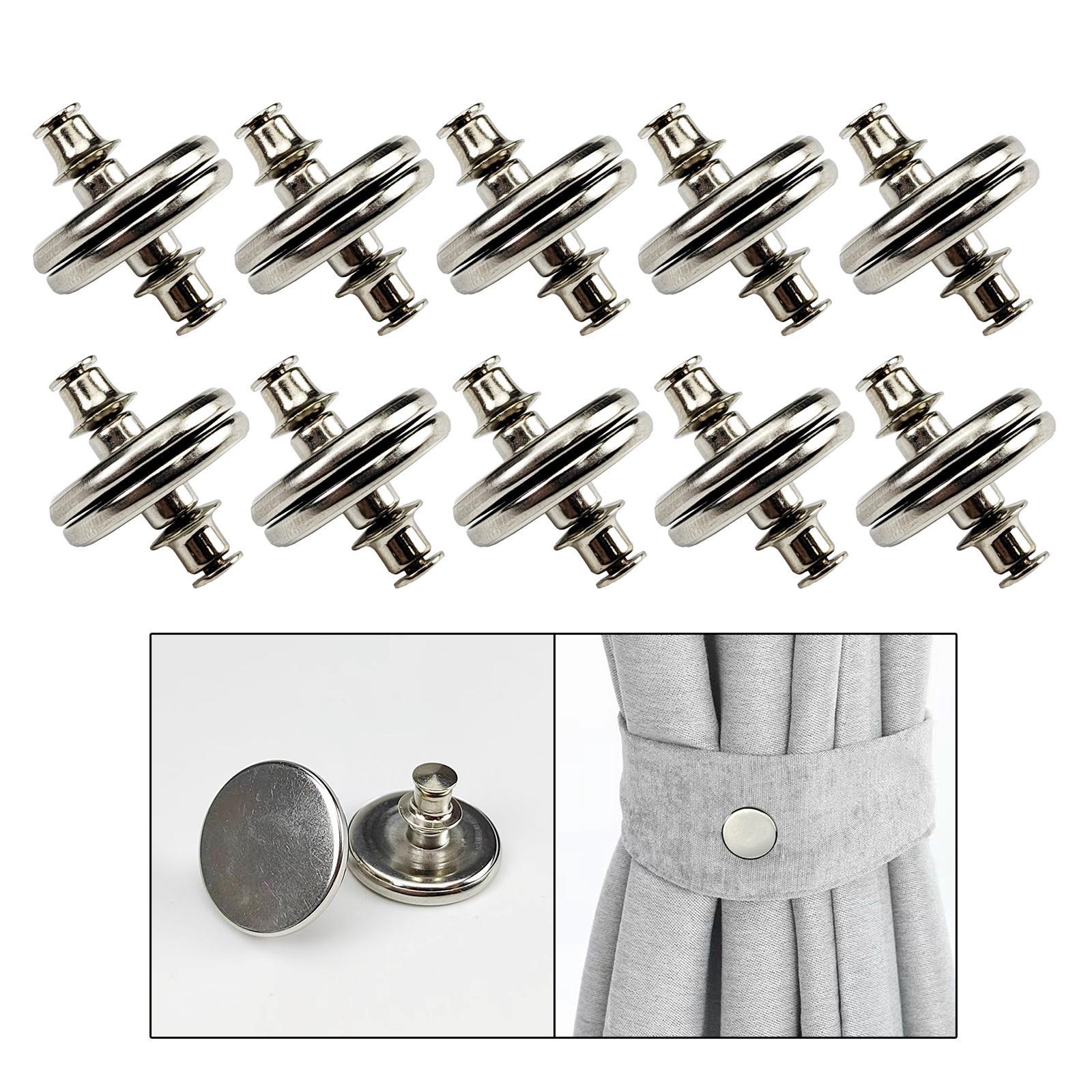10Pcs Curtain Closure Drapery Buckle Pergola Shower Curtain Clips