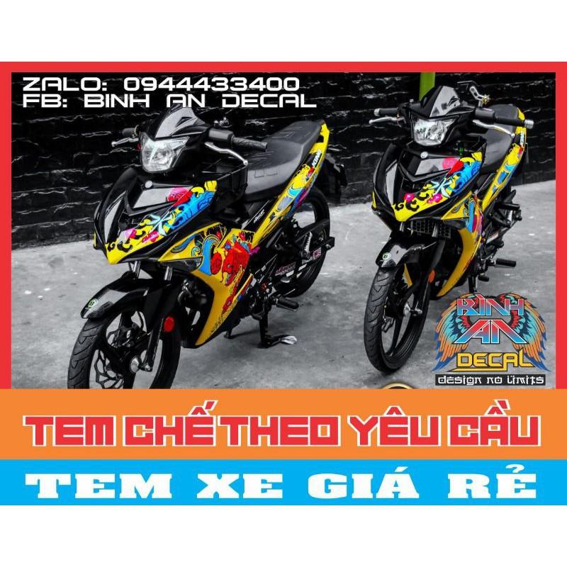 TEM RỜI dành cho xe EXCITER 150 CÁ CHÉP