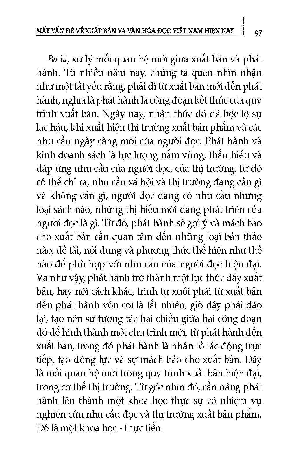 Mấy Vấn Đề Về Xuất Bản Và Văn Hoá Đọc Việt Nam Hiện Nay