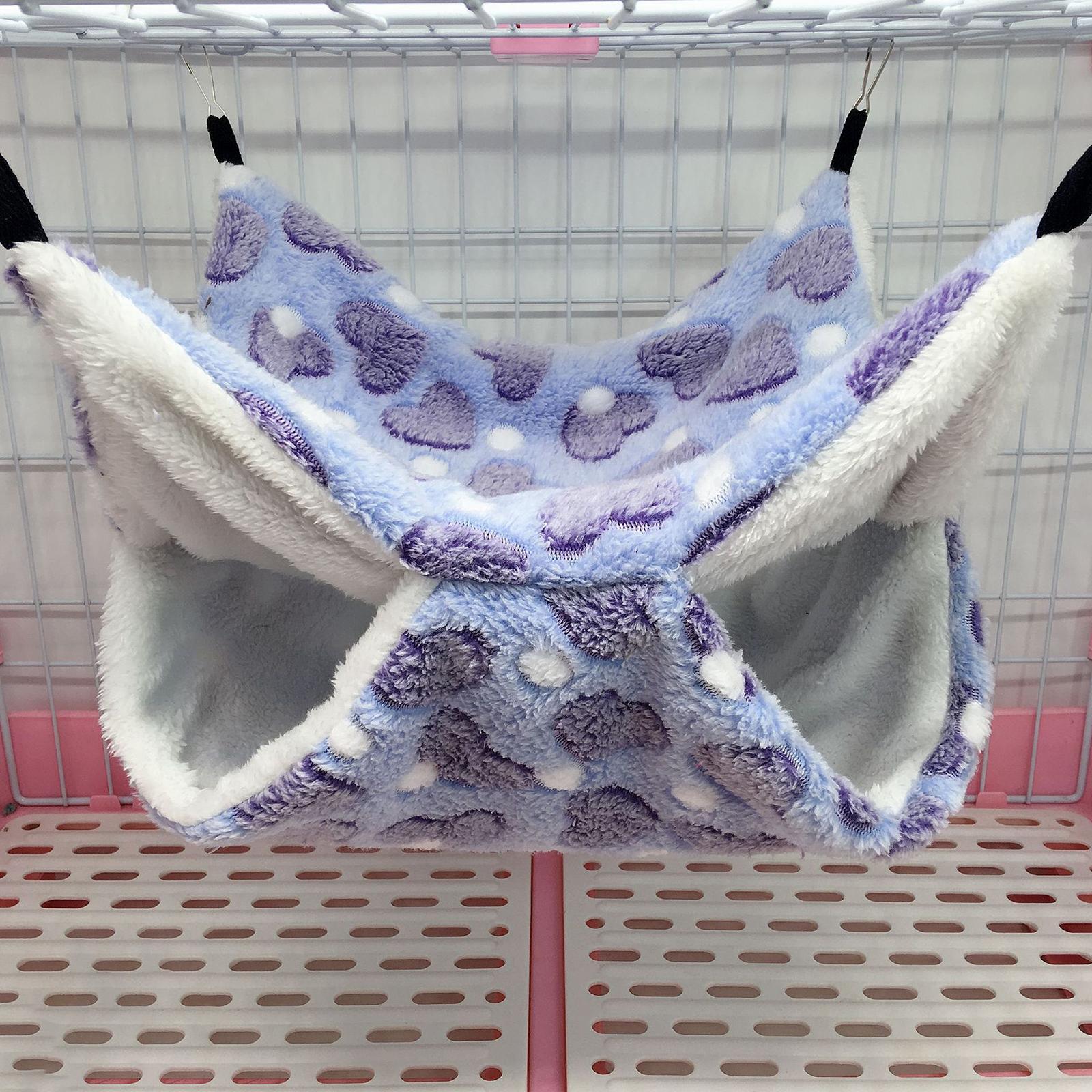 Hamster Hammock Bed Bedding Sleeping Warm Playing for Small Pet Parrot