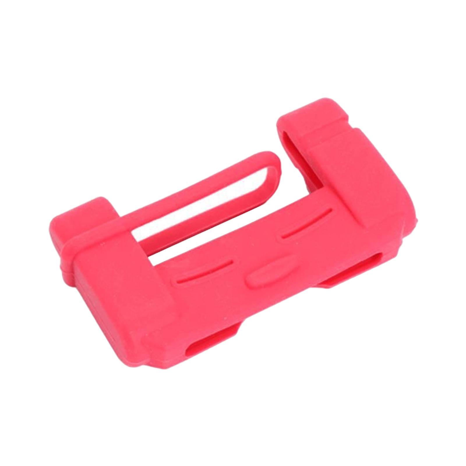 Car Belt Buckle Cover Anti Scratch Interior Accessories Red