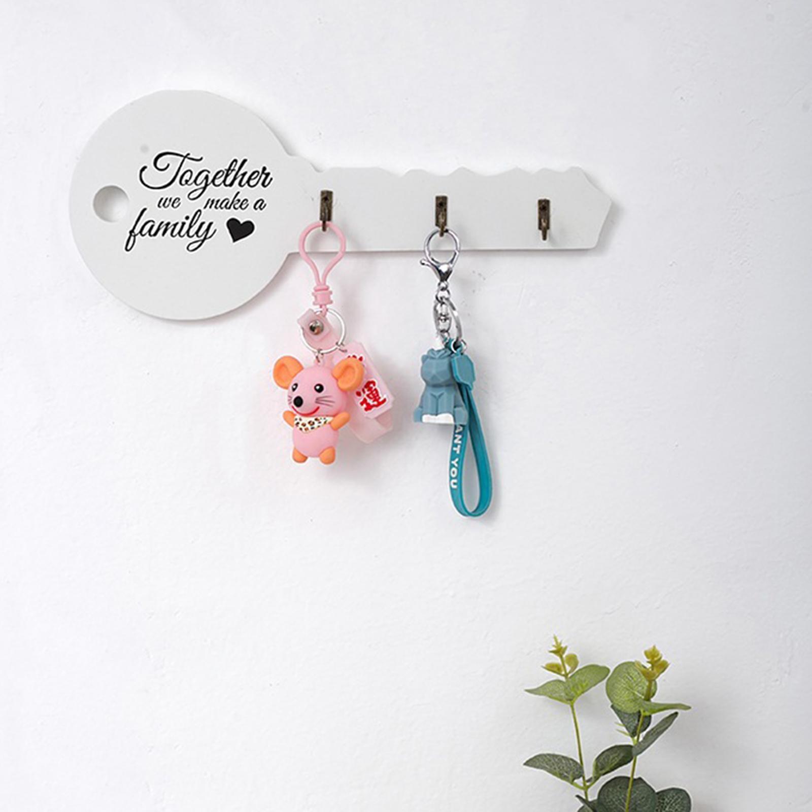Wall Hook for Hanging Keys, Hats, Decorative Key Holder Storage Hanger Rack