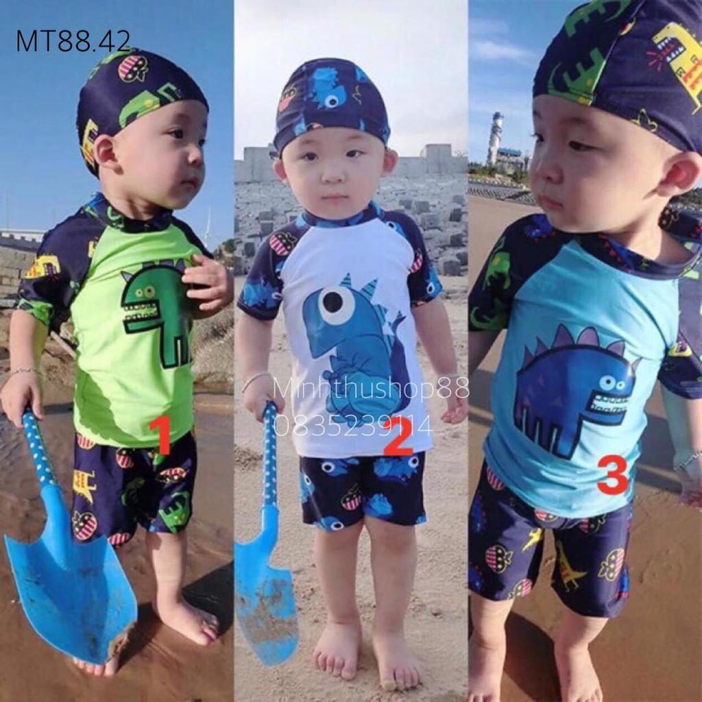 Bộ đồ bơi khủng long đi biển dễ thương