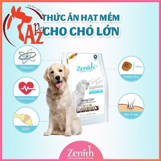 Thức ăn cho chó, Zenith Large Breed - Thức Ăn Hạt Mềm Cho Chó, (chó Giống Lớn), bịch 1.2kg