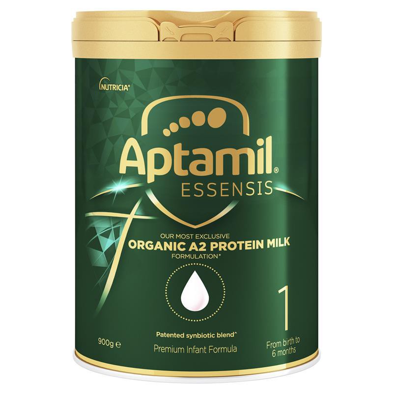 Sữa APTAMIL ESSENSIS ORGANIC A2 Số 1 -  Aptamil xanh hữu cơ đạm sạch ( Dành cho tre 0 - 6 tháng)