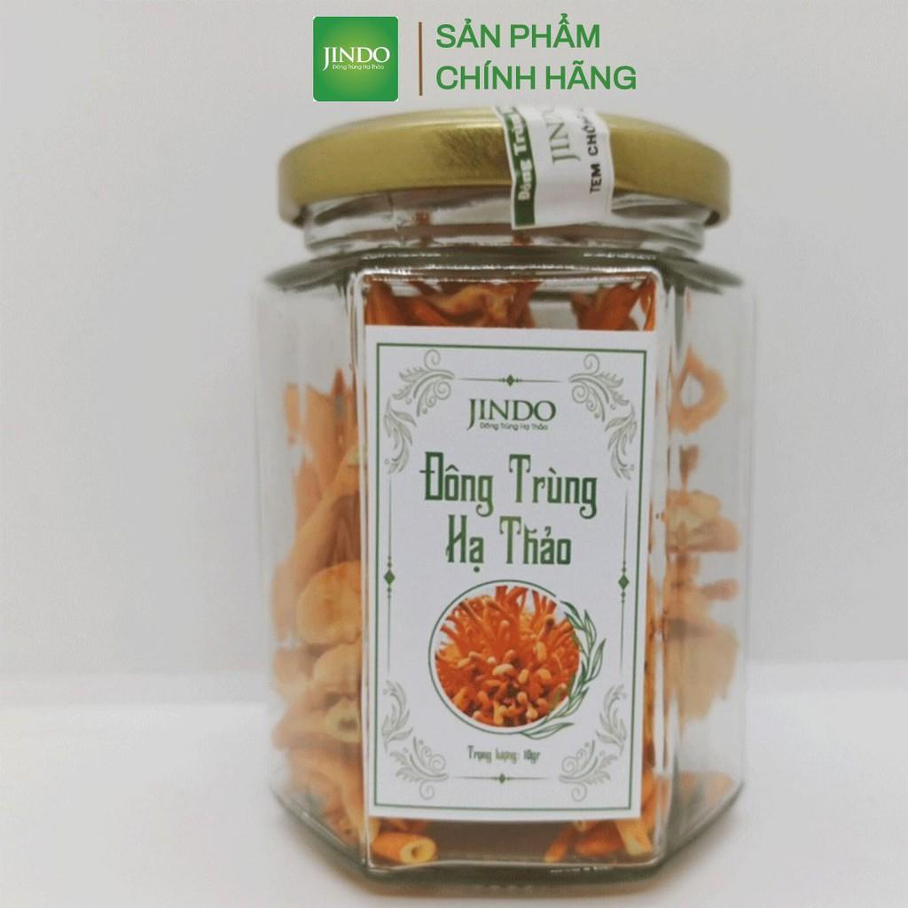 Đông trùng hạ thảo 10g sấy thăng hoa cao cấp thượng hạng chính hãng JINDO