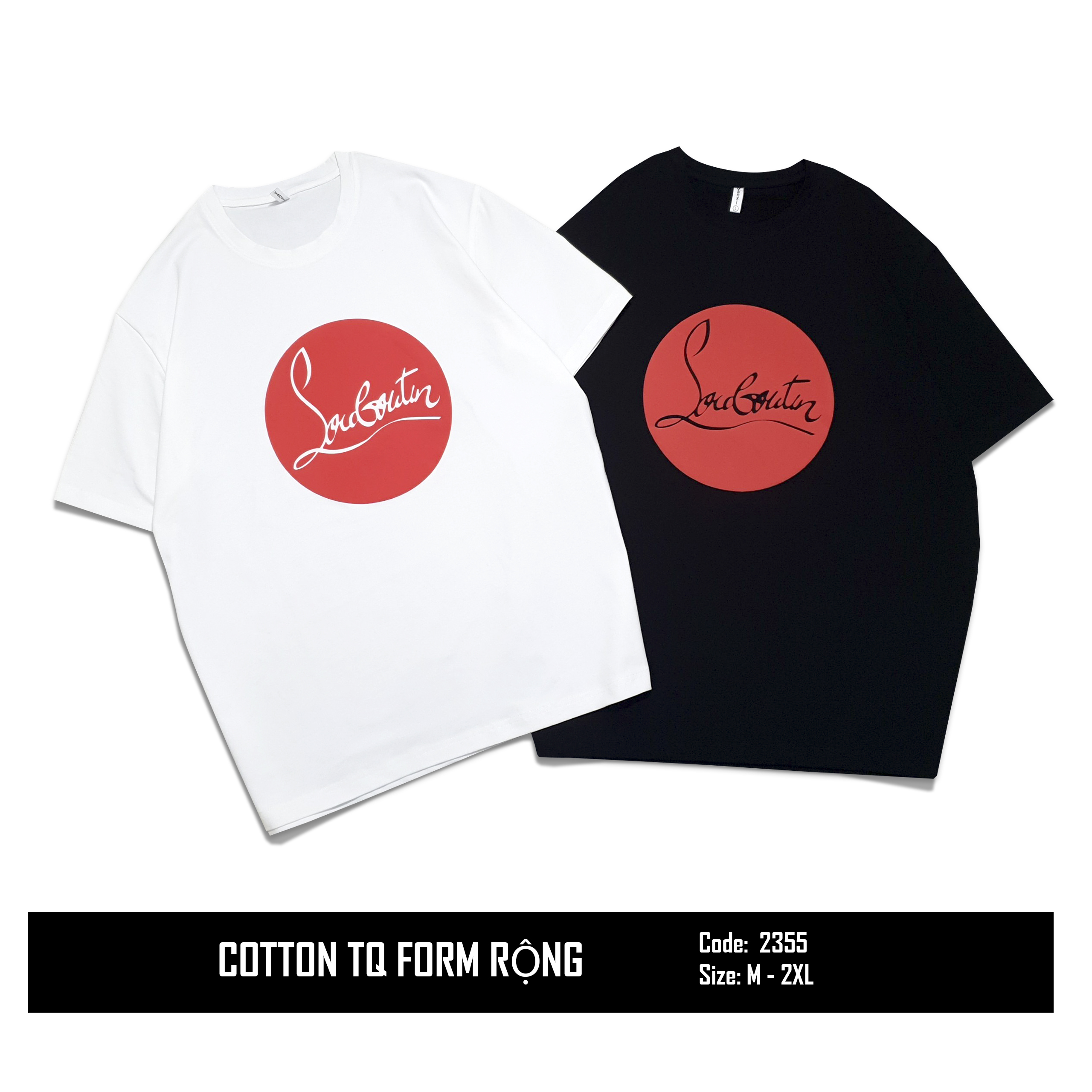 2355 - Áo thun form rộng unisex, thun cotton thoáng mát đứng form cực dễ mặc, hàng Xưởng Vinh Thiện Phát, sỉ từ 10 cái giá tốt