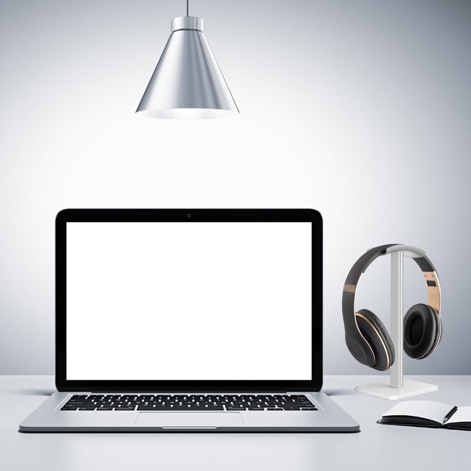 Aluminum Headphone Stand Headset Bracket Rack Earbuds Mount DJ Gamer