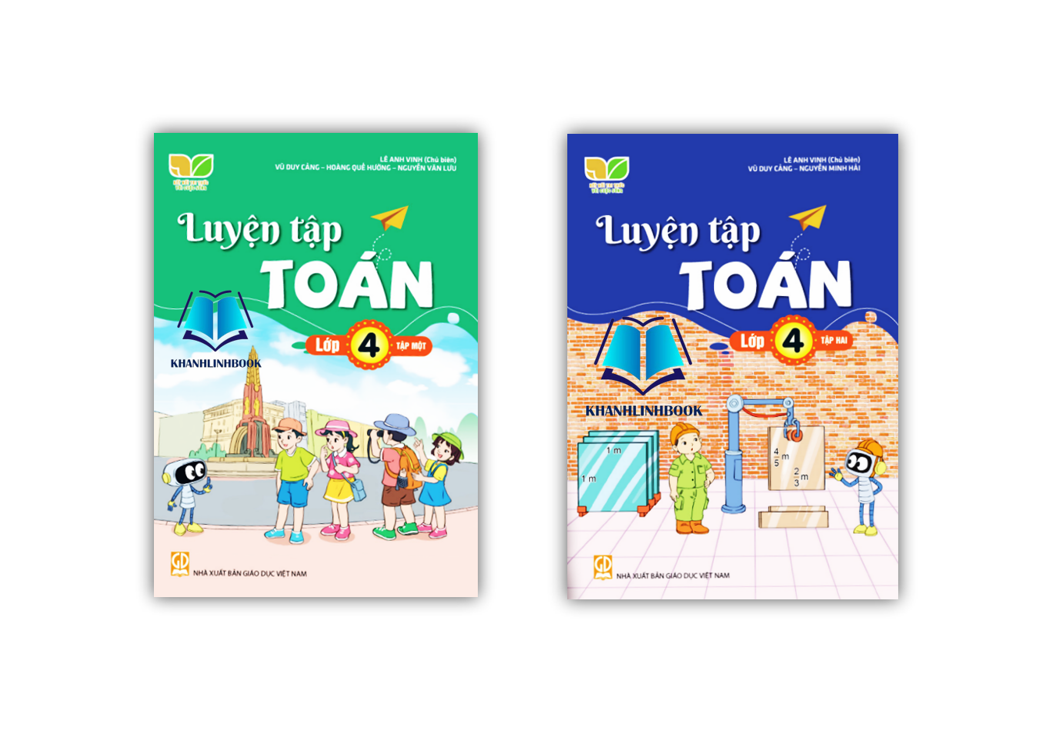 Sách - Combo Luyện tập toán lớp 4 tập 1 + 2