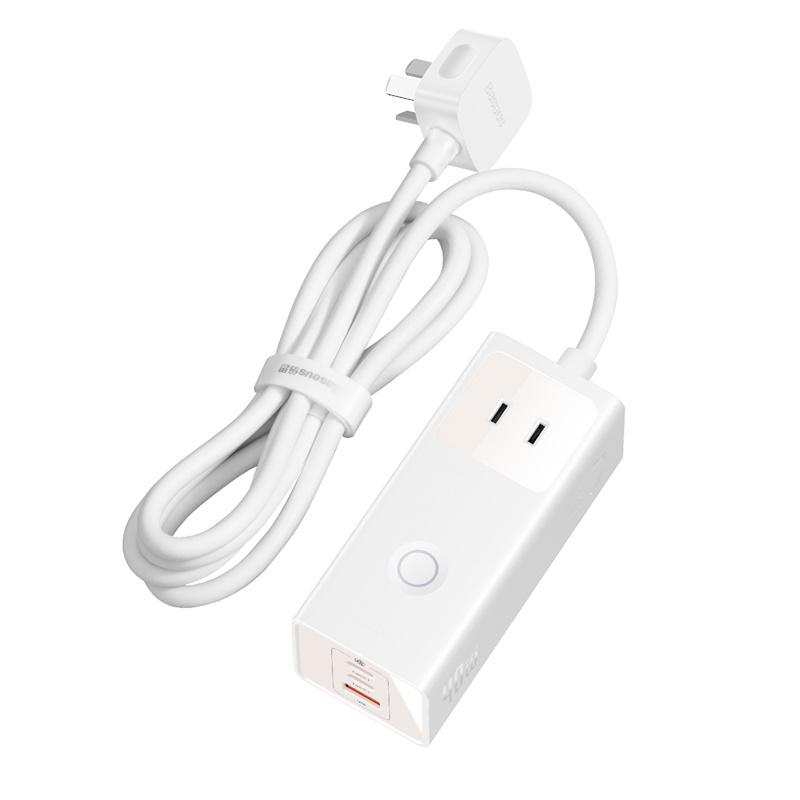Cốc sạc nhanh 40W Baseus PowerCombo Digital PowerStrip 6IN1