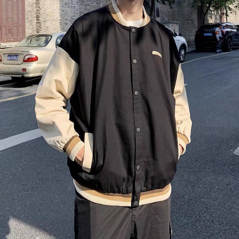 Áo khoác bomber unisex form rộng Wanstop nam nữ ulzzang