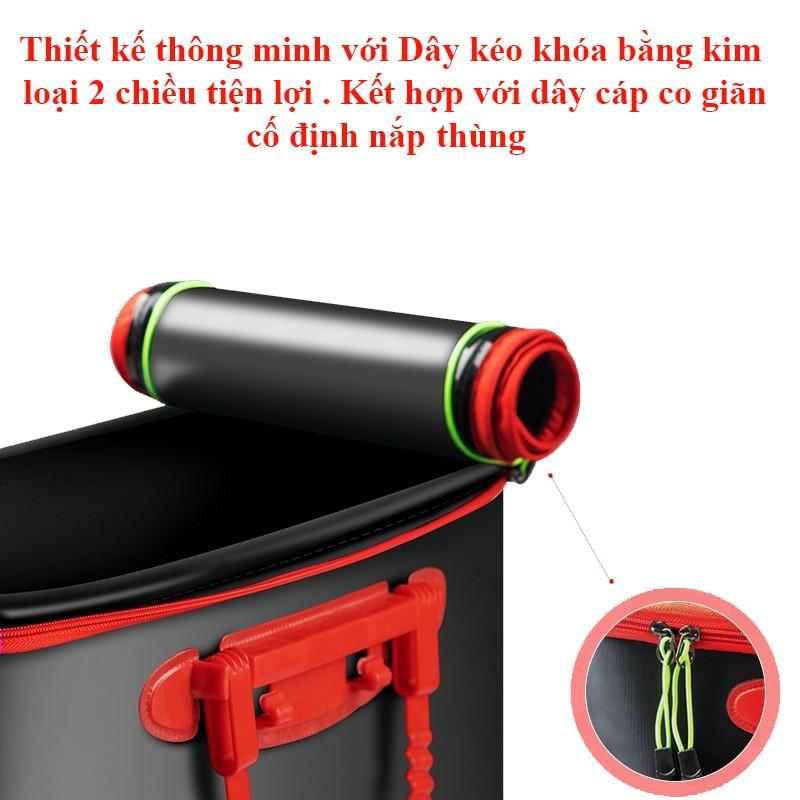 Thùng Đựng Cá Bennuo Đa năng chất liệu EVA chống thấm nước cao cấp , có thể gấp gọn tiện lợi TC-14