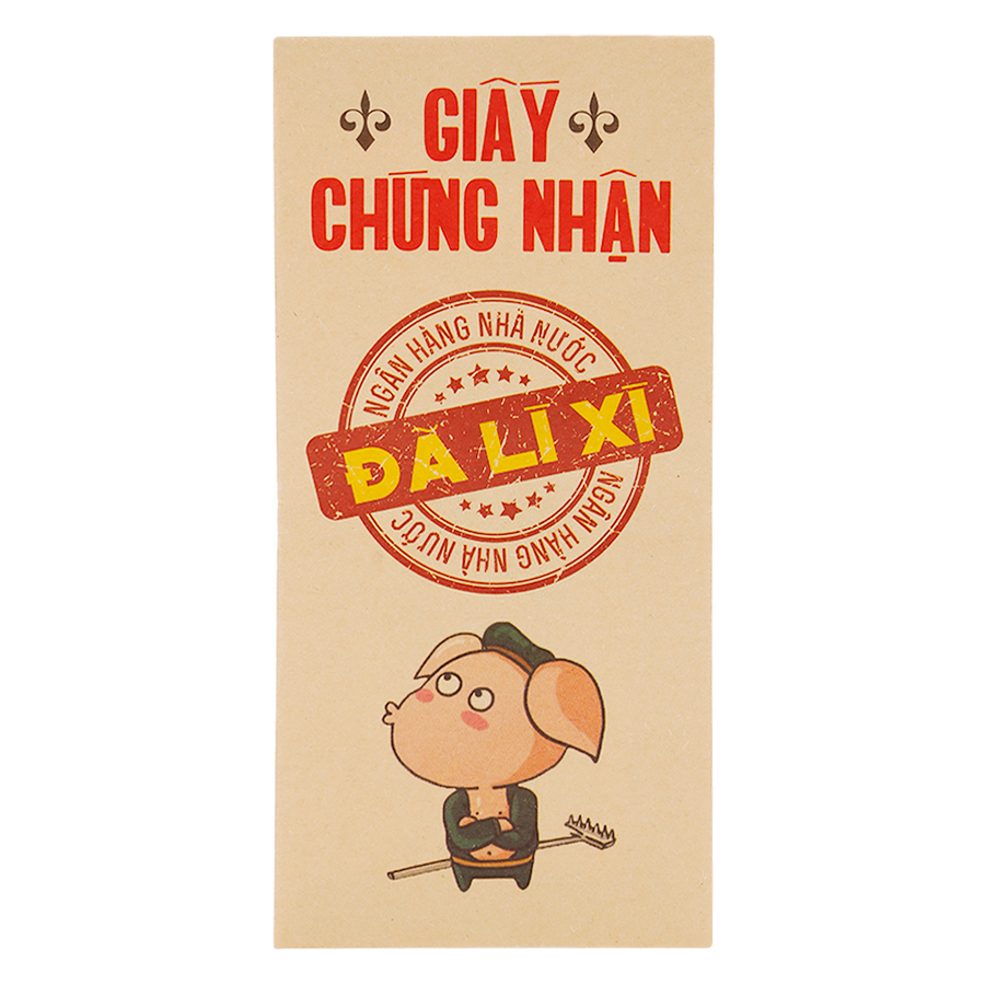 Bao Lì Xì Huỳnh Gia Phát - Giấy Chứng Nhận (1 Xấp 10 cái)