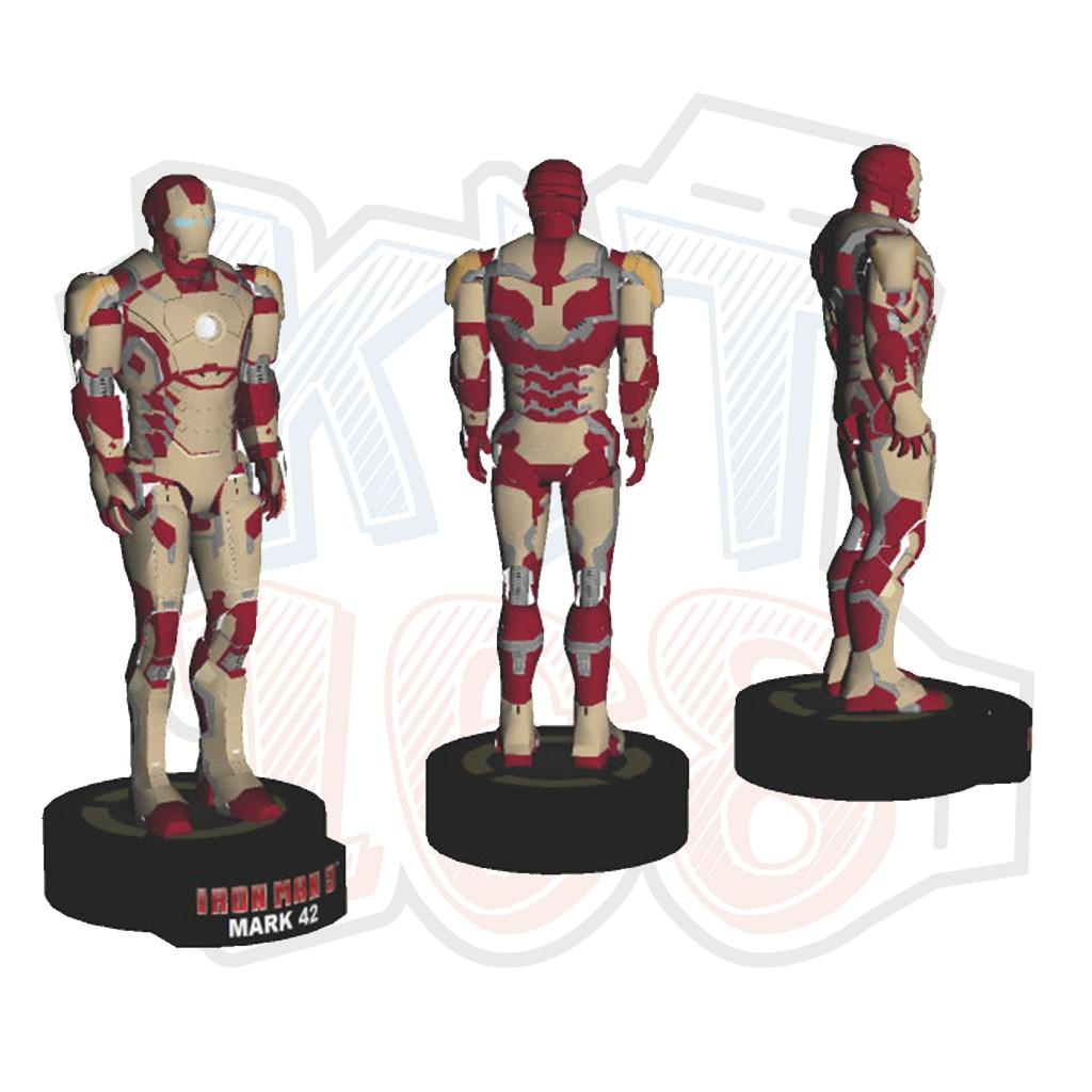 Mô hình giấy Marvel Avengers Iron Man Combo 0014