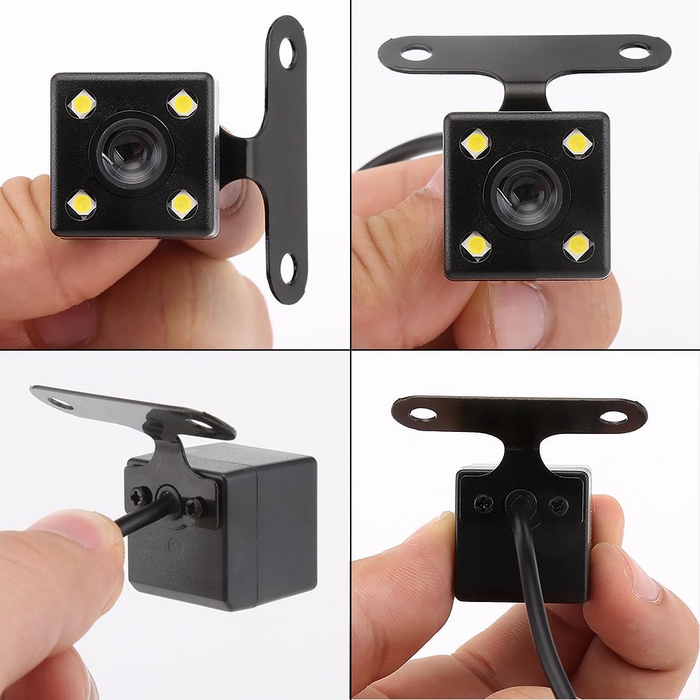 Camera Chiếu Hậu 4 Bóng Led HD 2.5mm Cho Xe Hơi
