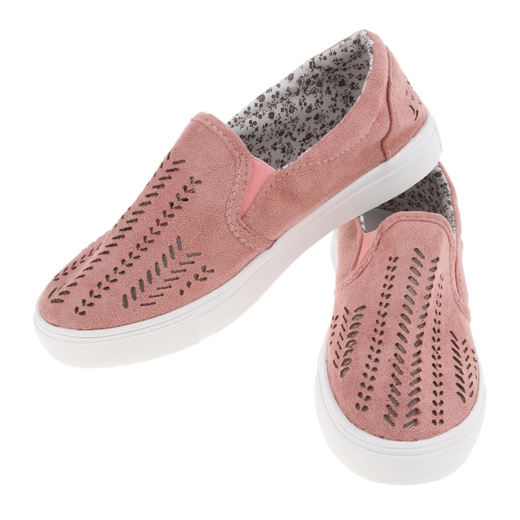 Women Casual Hollow Canvas Loafer Flats SlipOn Walking Shoes Sneaker