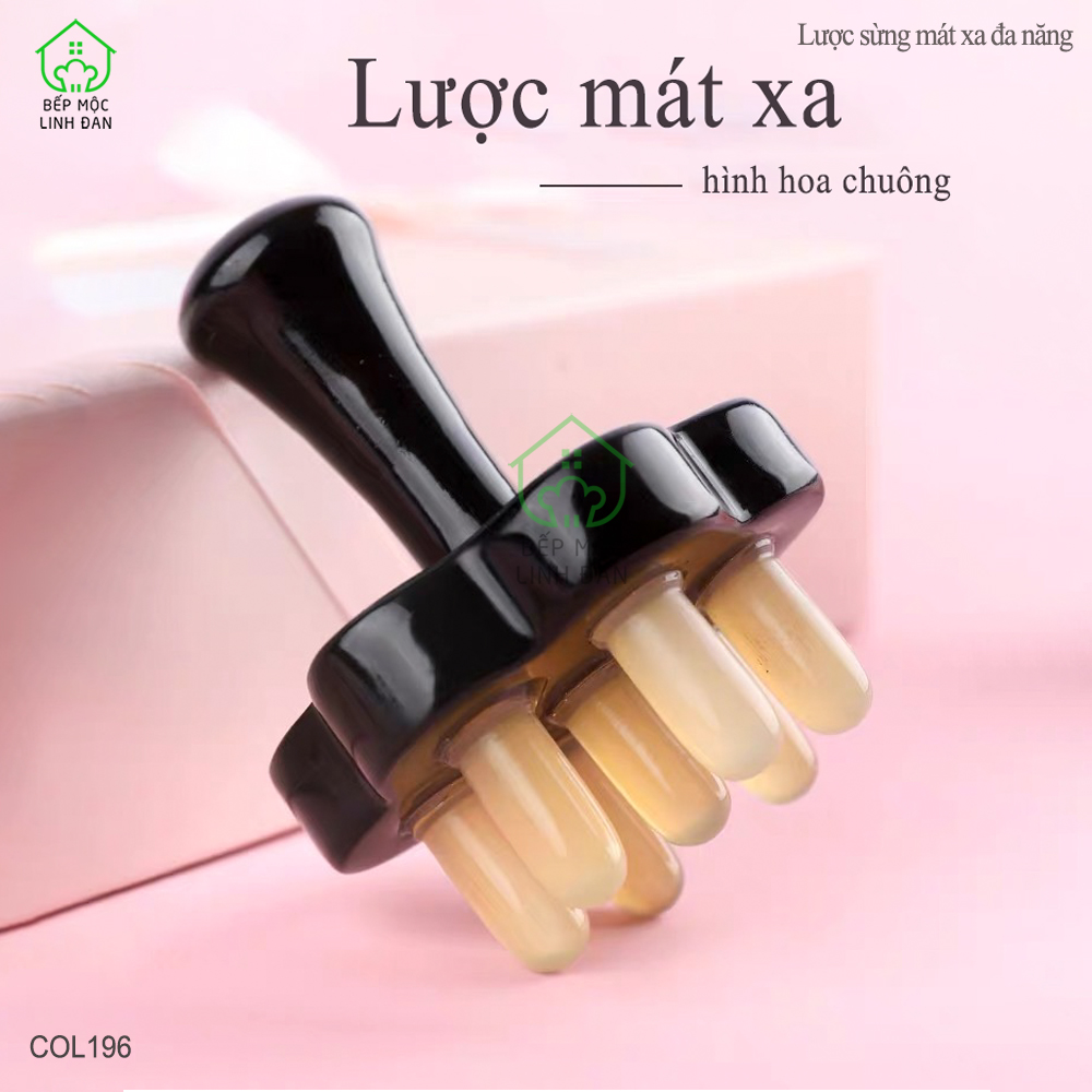 Lược Sừng Mát Xa Chuyên Dụng Toàn Thân Đa Năng Làm Đẹp Thư Giãn