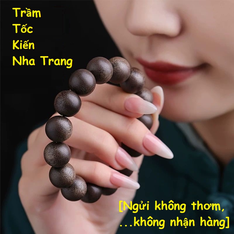 Vòng Tay, Chuỗi Hạ Niệm Phật, Chất liệu Trầm Tốc Kiến Nha Trang VIP, Chìm Trong Nước, Thơm Thanh Tịnh, Xua Tan Phiền Não, Chướng Nghiệp_SIÊU RẺ