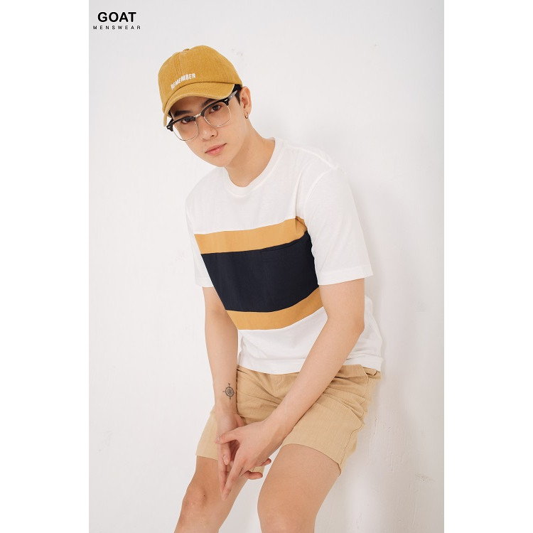 Áo Thun Nam Cổ Tròn Ngắn Tay Thời Trang GOAT MENSWEAR