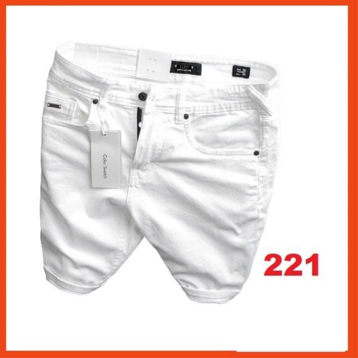 Quần short jean chất bò co giãn- quần lửng nam nhiều mẫu thời trang TINA ms218