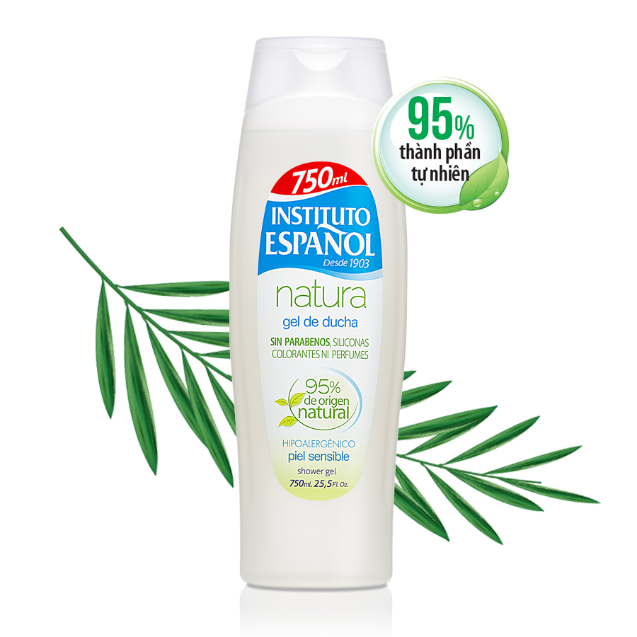 SỮA TẮM THIÊN NHIÊN INSTITUTO ESPANOL NATURA SHOWER GEL 750ml