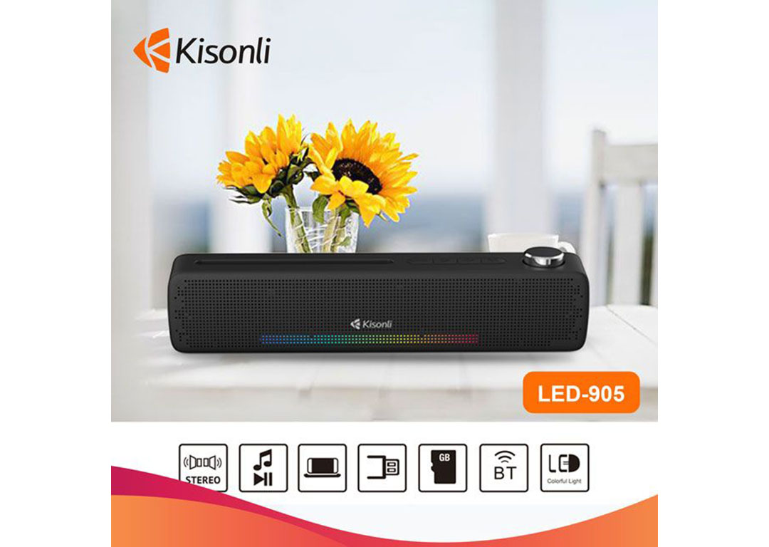 LOA BLUETOOTH KISONLI LED 905,LOA THẺ NHỚ MINI-HÀNG CHÍNH HÃNG