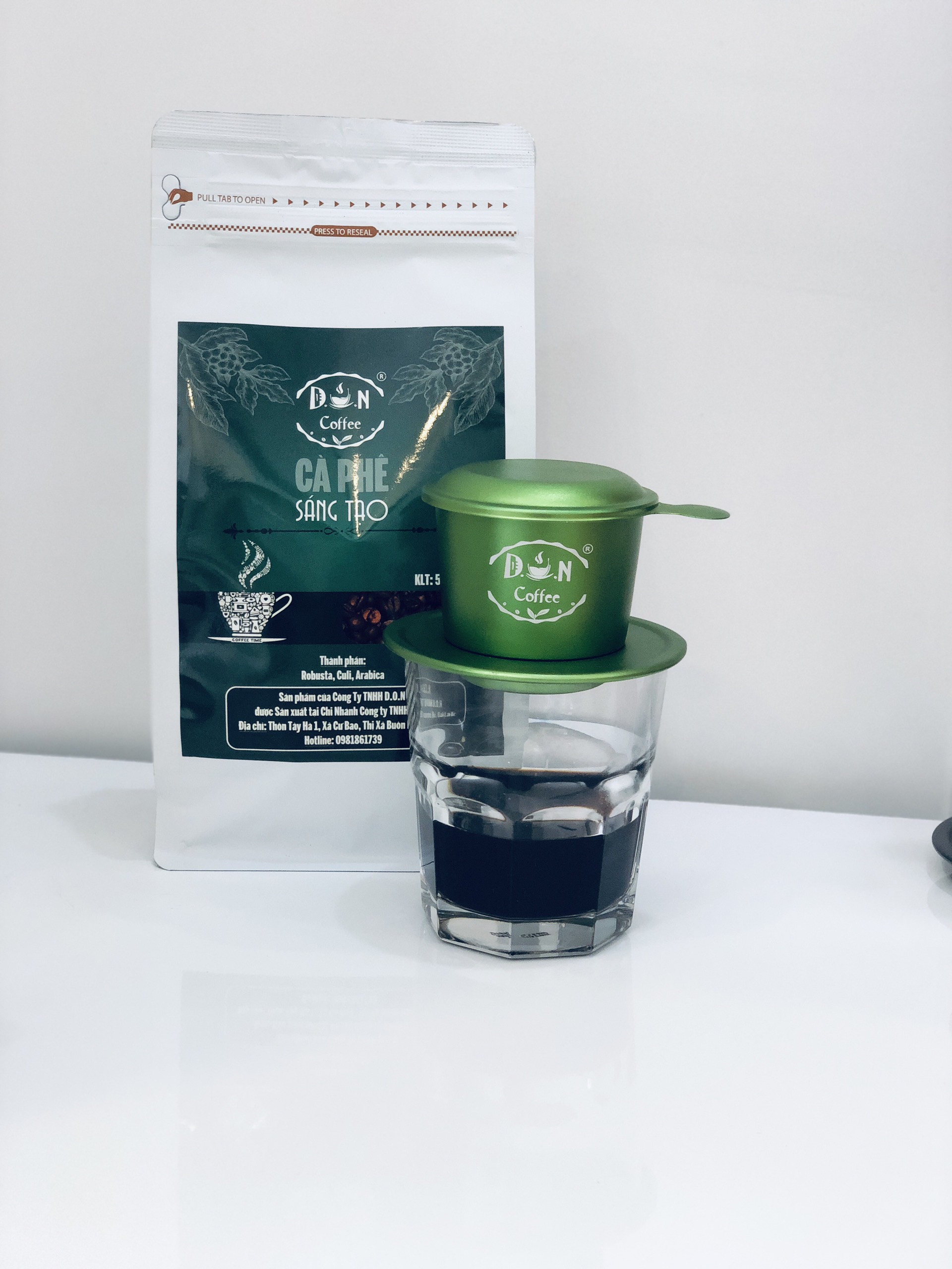 CÀ PHÊ BỘT D.O.N COFFEE SÁNG TẠO  (500 Gram)