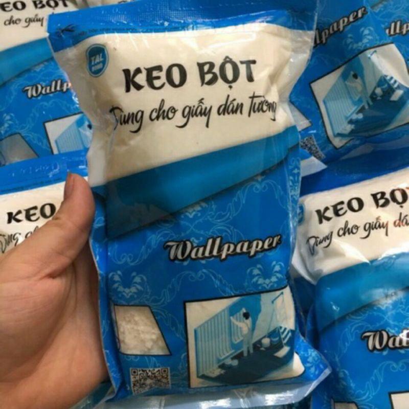 keo bột dùng cho giấy và tranh dán tường gói 150g