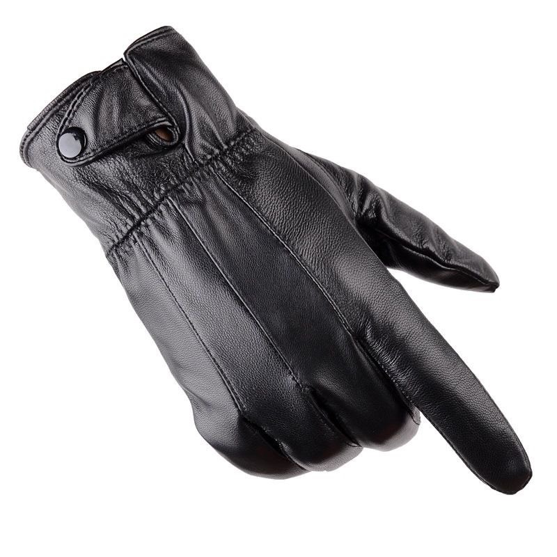 Găng tay da nam mùa đông lót nỉ lông cực ấm cảm ứng điện thoại cực nhạy. phong cách nam tính GTN8
