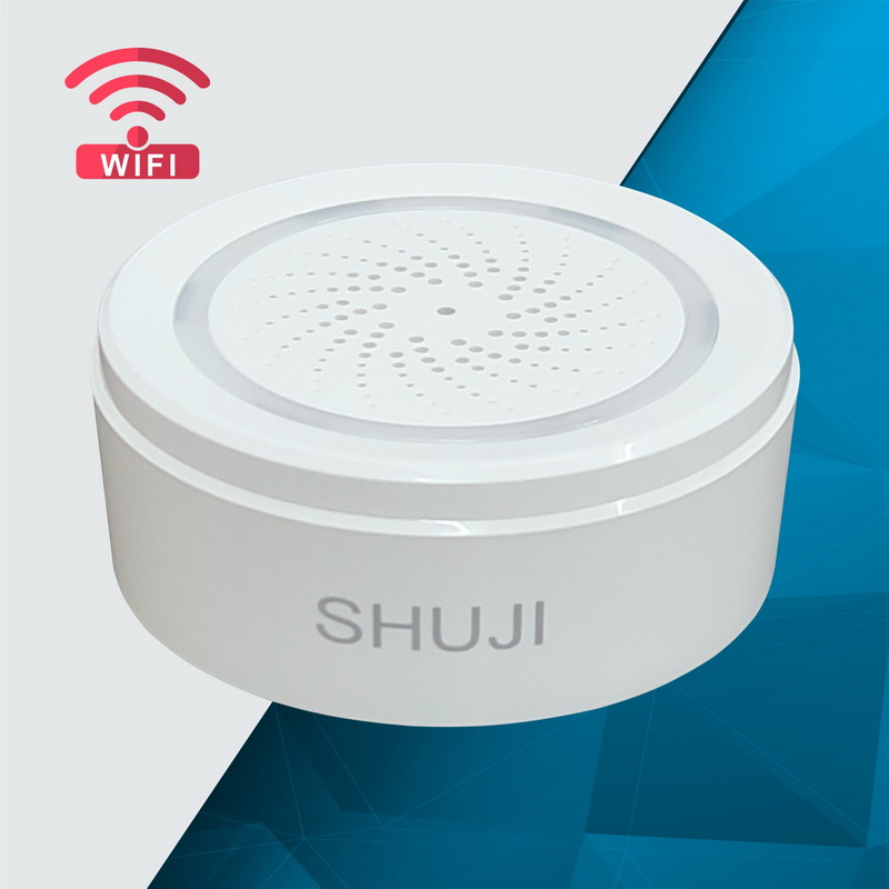 Còi báo động thông minh wifi SHUJI SJ-S103 (Wifi 2.4GHz) - Điều khiển bằng điện thoại - Hàng Chính Hãng.