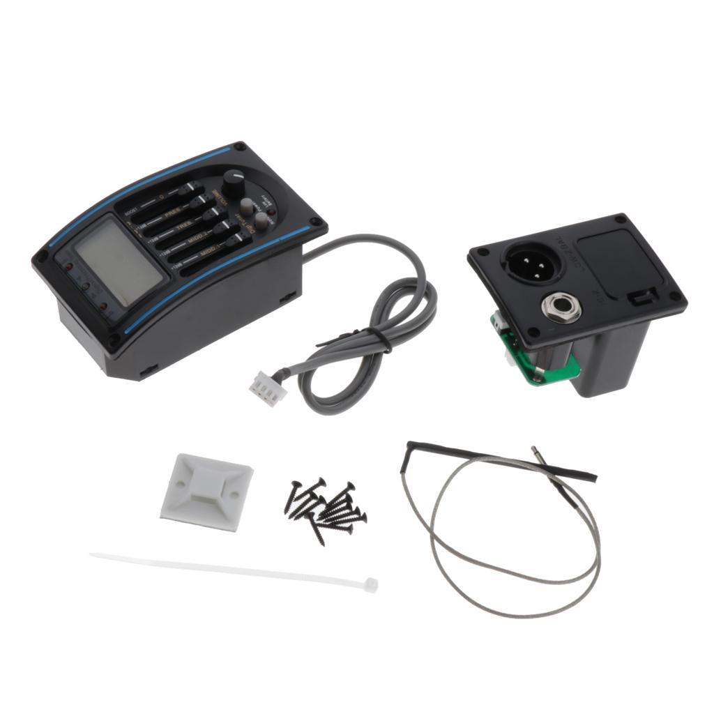 Acoustic Guitar Pickup -5 Band Preamp EQ