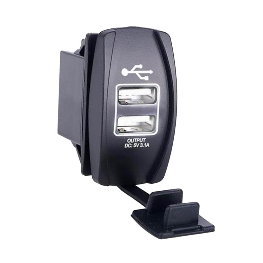 High Quality USB Charger 3.1A Car Charger Socket for iPhone Samsung