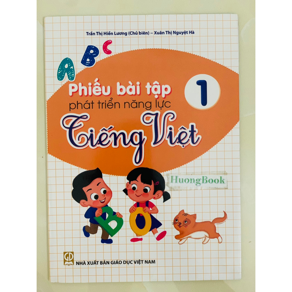 Sách - Phiếu bài tập phát triển năng lực Tiếng Việt lớp 1