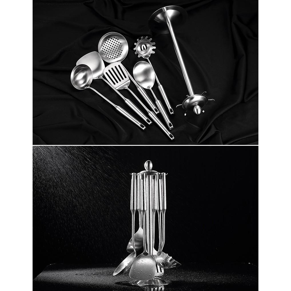 BỘ 7 MÓN DỤNG CỤ BẾP INOX CAO CẤP