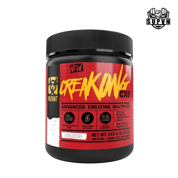 Creatine Mutant Creakong 30 serving - Tăng Sức Mạnh, Sức Bền Giảm Mệt Mỏi Trong Tập Luyện 300g